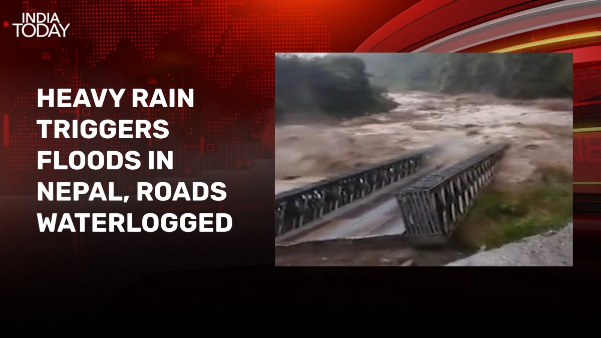 Watch: Heavy rain triggers floods in Nepal, roads waterlogged, rescue efforts on