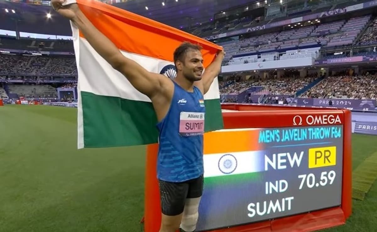 Sumit, Nitesh Win Gold On Glorious Day For India At Paris Paralympics 2024