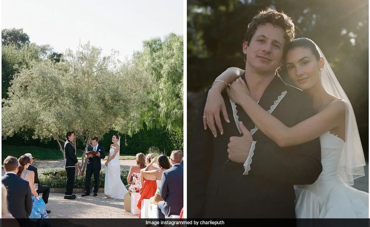 Singer Charlie Puth Marries Brooke Sansone: "Thank You For Making Me The Happiest Man Alive"