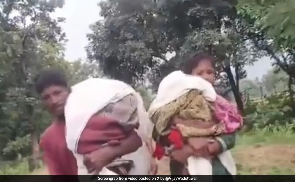 No Ambulance, Maharashtra Parents Carry Dead Sons Back Home On Shoulders