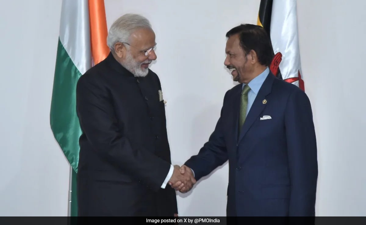 PM Modi To Dine At Brunei Sultan's Luxury Palace On Day 2 Of State Visit