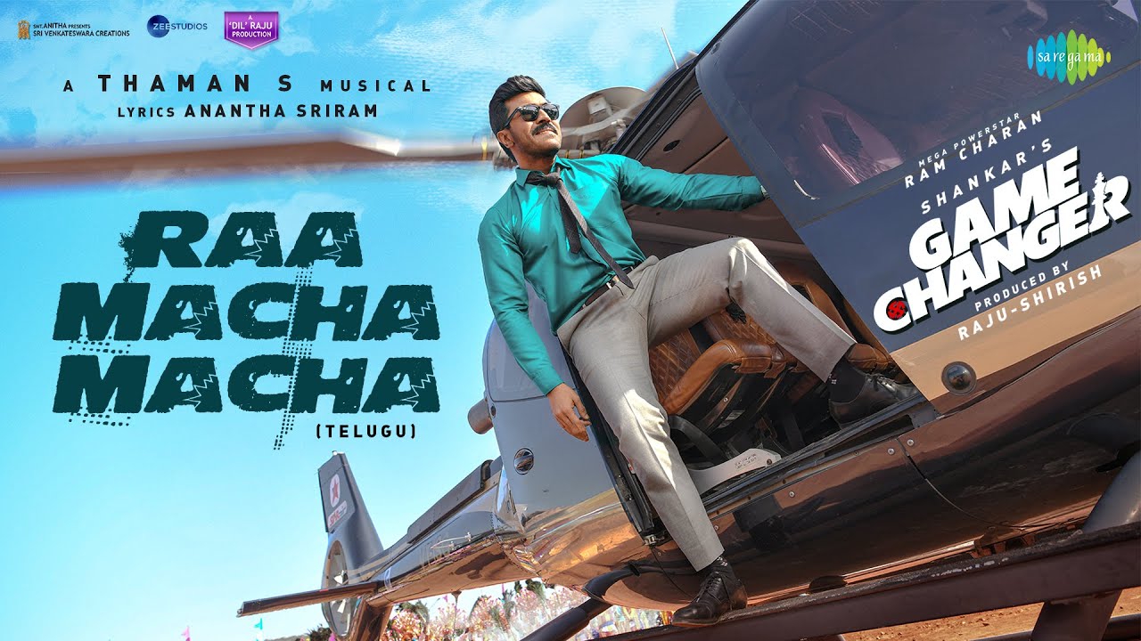 Raa Macha Macha – Lyrical | Game Changer | Ram Charan | Shankar | Thaman S | Nakash Aziz