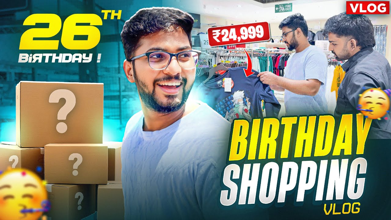 BIRTHDAY SHOPPING VLOG 2024 😉 – Munna Bhai Gaming – Telugu Vlogs