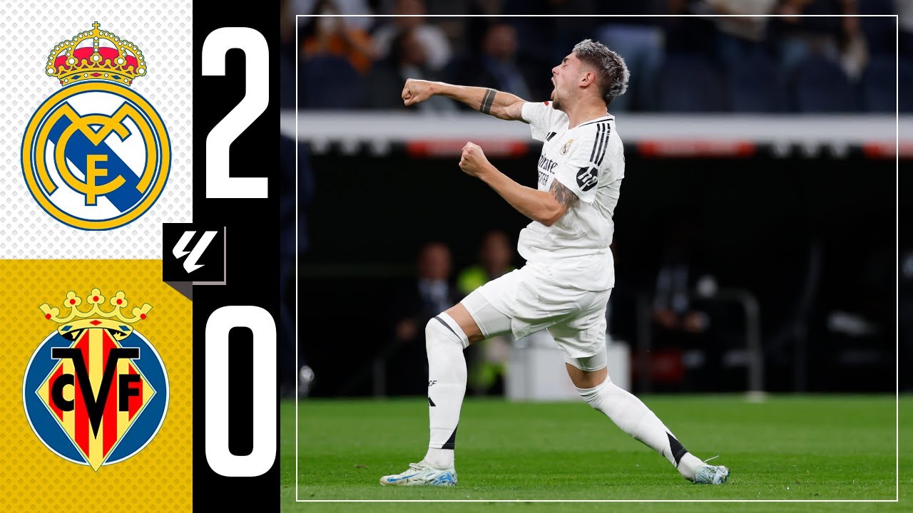 HIGHLIGHTS |  Real Madrid 2-0 Villarreal | LaLiga 2024/25