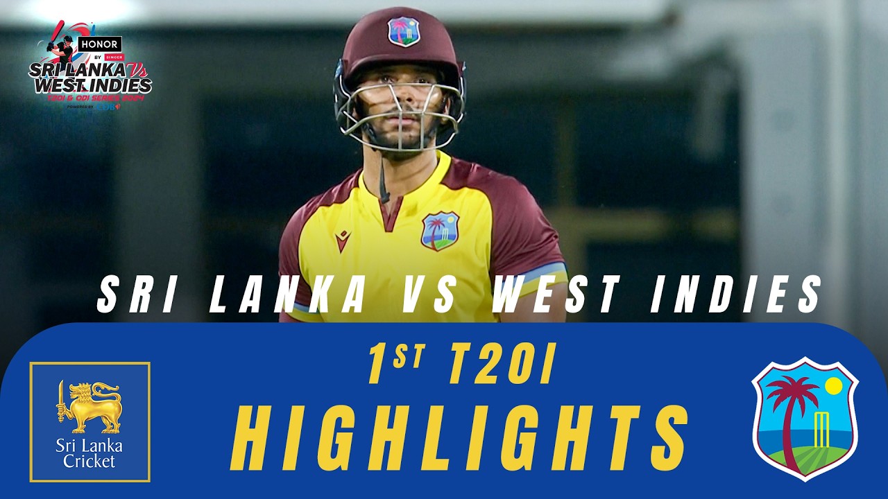 1st T20I | Highlights | West Indies Tour Of Sri Lanka | 13th October 2024