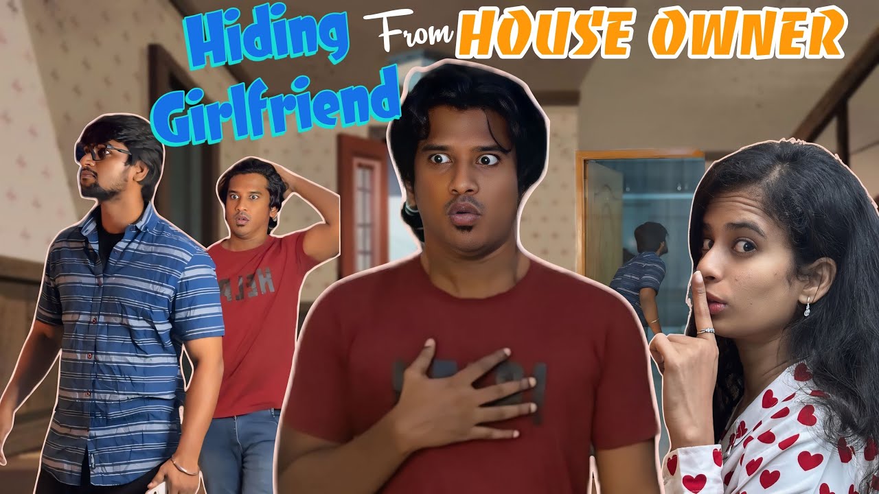 Hiding girlfriend from house owner 😝| #naveenricky