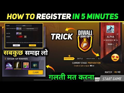 50000 DIAMOND 💎 😍-HOW TO PARTICIPATE IN DIWALI SQUAD CUP || DIWALI SQUAD CUP KAISE JOIN KARE