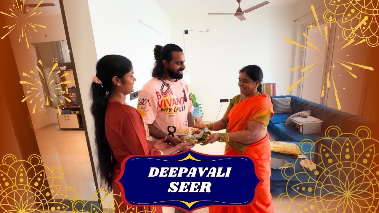 Deepavali seer to my small daughter! @SowbaraniyaRamesh @gowtisowbi