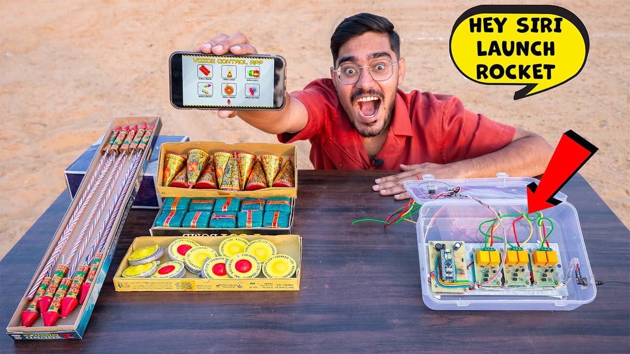 We Made Voice Controlled Diwali Patakhe | क्या आवाज़ से चलेंगे पटाखे?