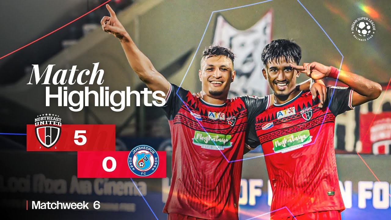 Match Highlights | NorthEast United FC 5-0 JamshedpurFC | MW 6 | ISL 2024-25