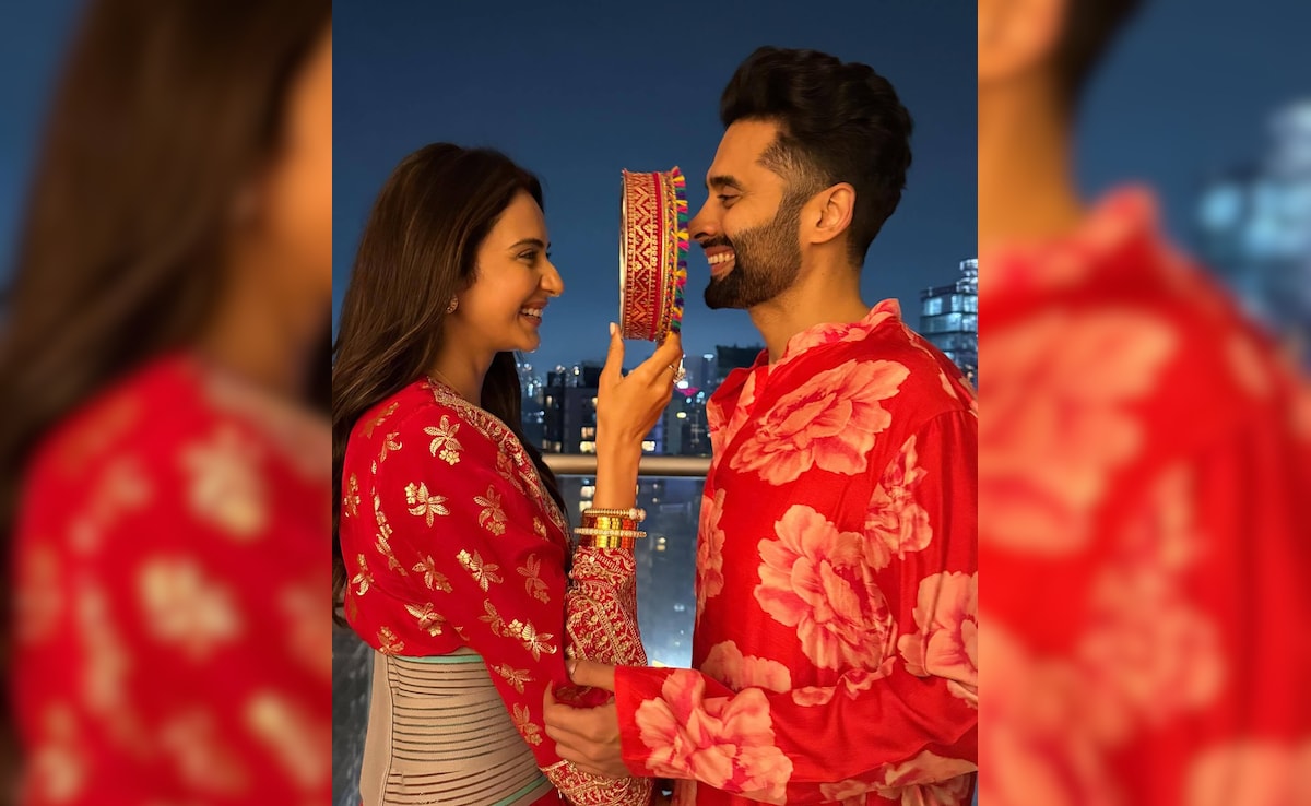 Rakul Preet Singh Celebrated Her First Karwa Chauth With Husband Jackky Bhagnani : "My Everything"