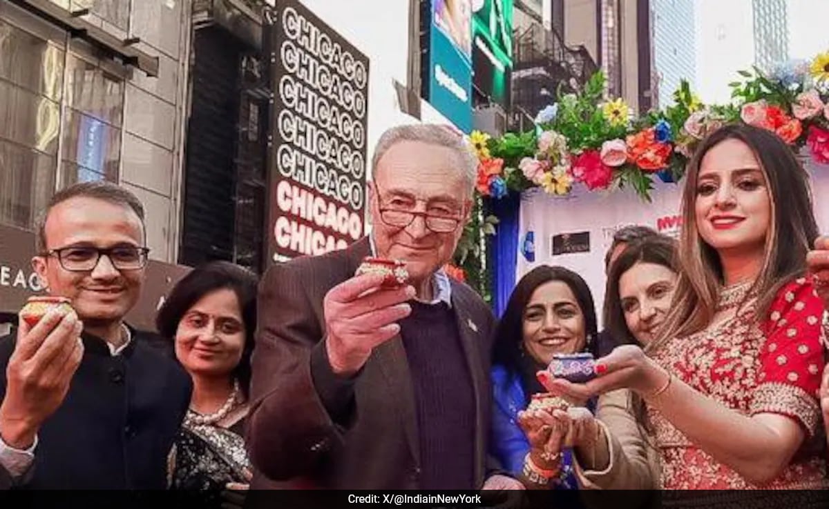 Diwali At Times Square: Indians Mark Festival Of Lights Ahead Of US Polls