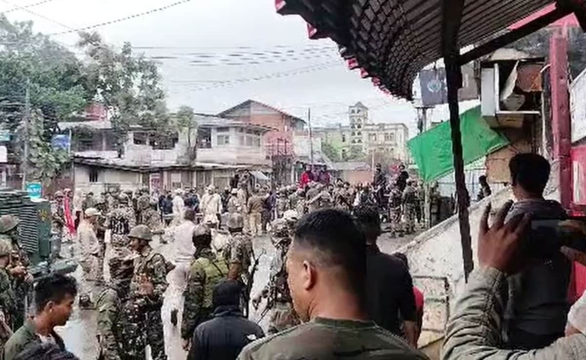 Protest Over Sex Assault Bid On Woman In Manipur; Masked Man Mocks Soldiers