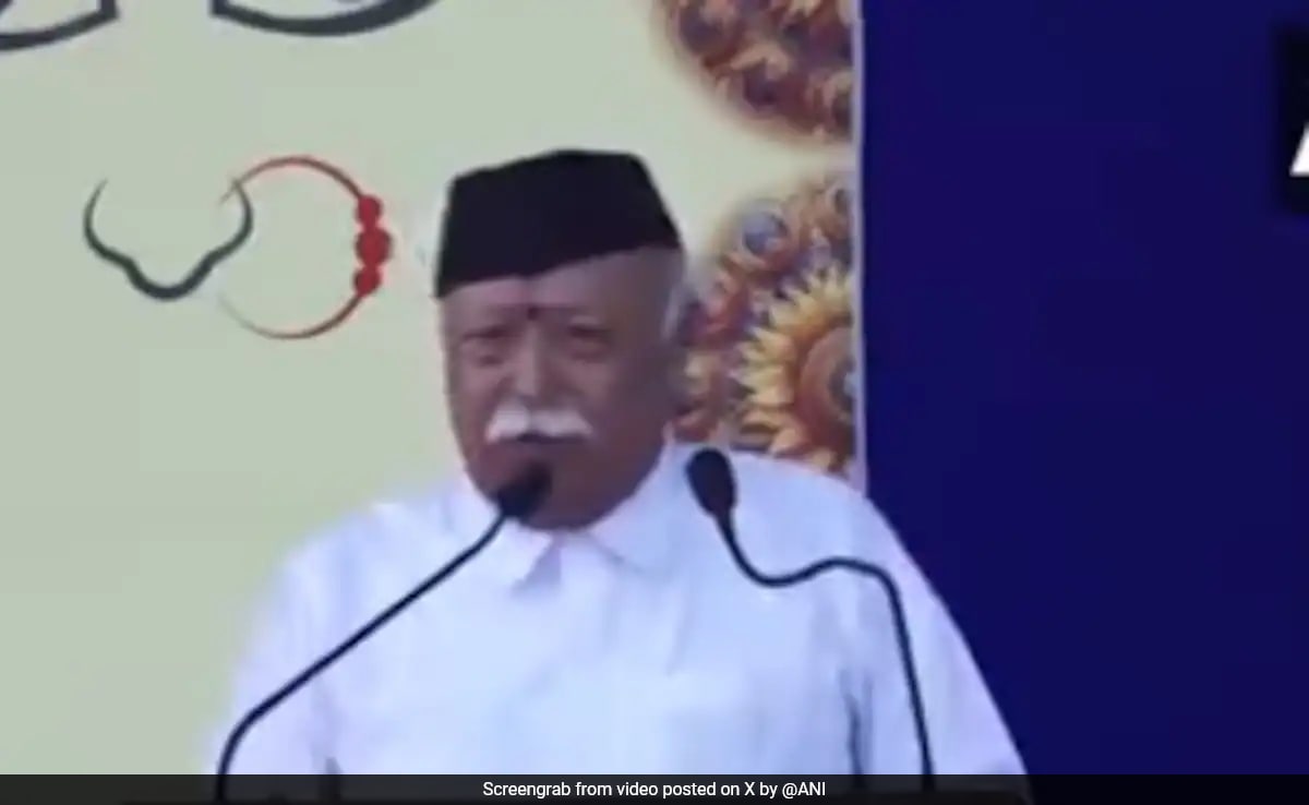 In Dussehra Speech, RSS Chief's Remarks On 'Deep State', Gaza And RG Kar