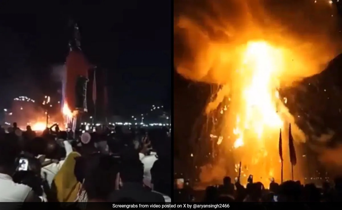 Ravan Effigy Burning Or "Nuclear Blast"? This Dussehra Video Has Gone Viral