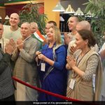 PM Modi Welcomed With 'Krishna Bhajan', Sanskrit Song Upon Arrival In Kazan