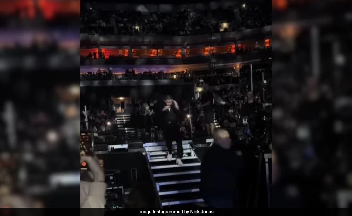 Watch: Nick Jonas Runs Off Stage After Laser Was Aimed At Him During Prague Concert