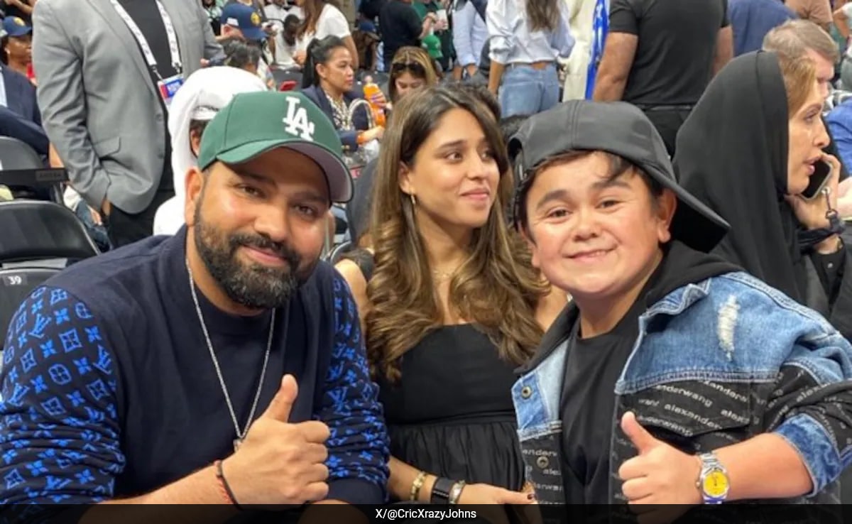 Rohit, Ritika Spotted With Ex-Bigg Boss Star Abdu Rozik At NBA Game