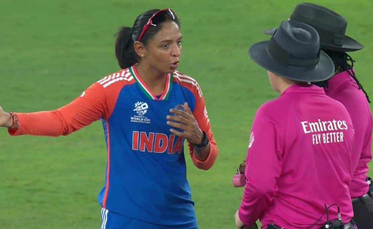 Watch: Harmanpreet Left Fuming As Run-Out Row Hits Women's T20 WC