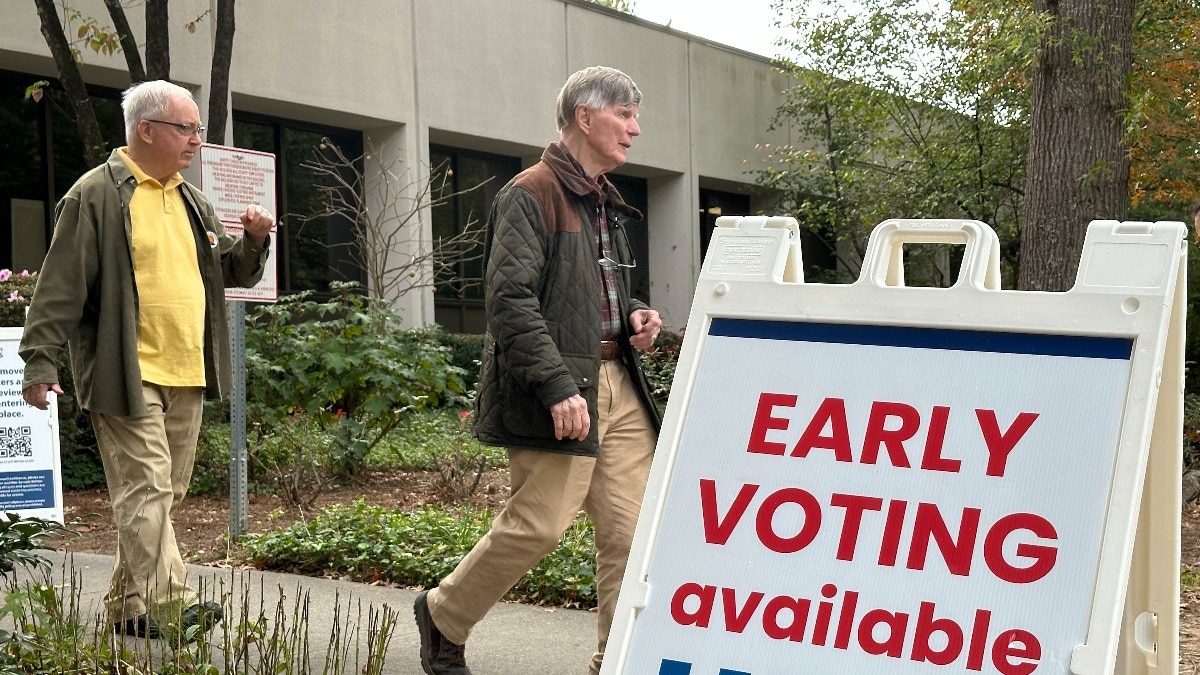 US presidential election 2024: Georgia sets record with over 300,000 votes as early voting begins in US swing state