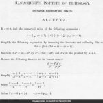 1869 MIT Exam Paper Goes Viral For Being Too Easy, Can You Crack It?