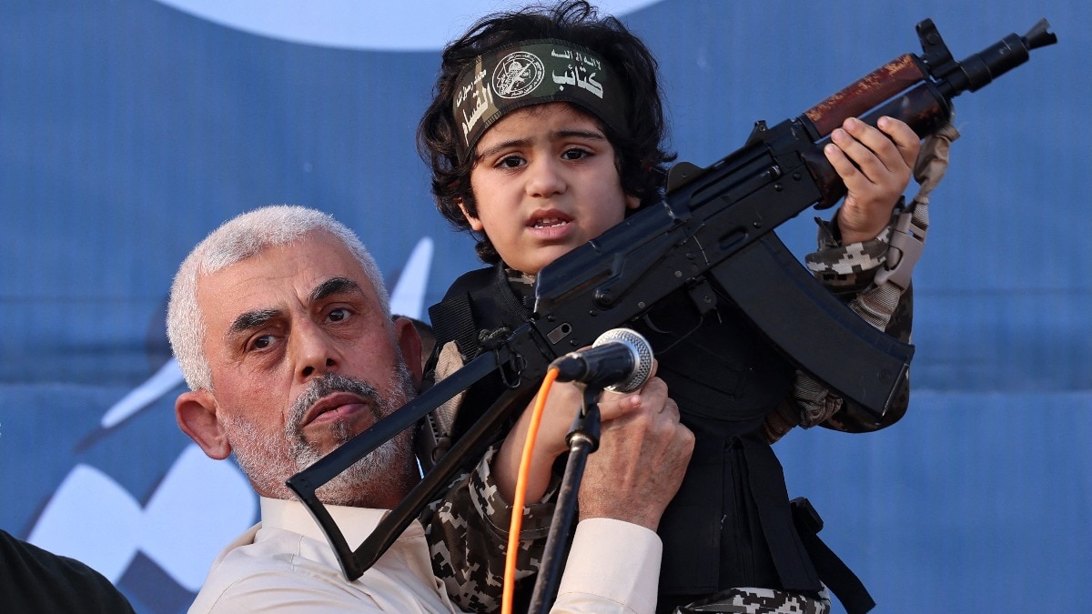 Yahya Sinwar, Hamas’s mass murderer, wore clothes sewn from UN food sacks as a kid