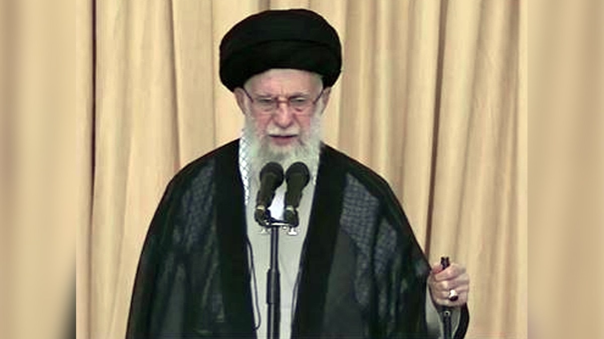 Video: Rifle in hand, Iran’s Khamenei delivers rare sermon after attacking Israel