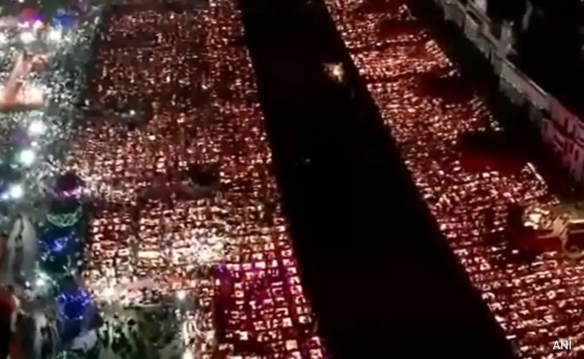 Video: Ayodhya Sparkles With Over 25 Lakh Diyas On Deepotsav