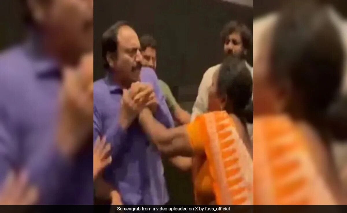 Viral Video: Woman Slaps Telugu Actor NT Ramaswamy Over His Villainous Role In Love Reddy