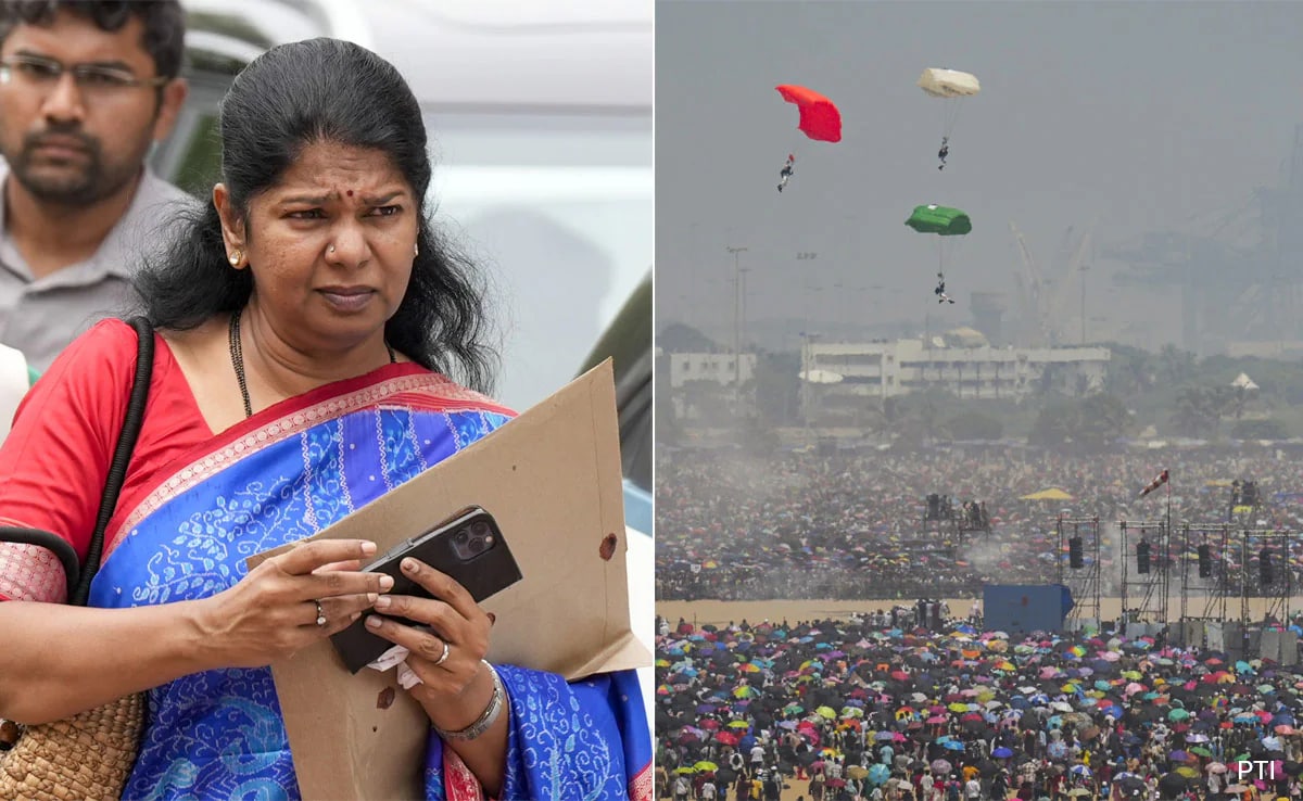 "Unmanageable Gatherings Should…": DMK MP On Spectators' Death After Airshow