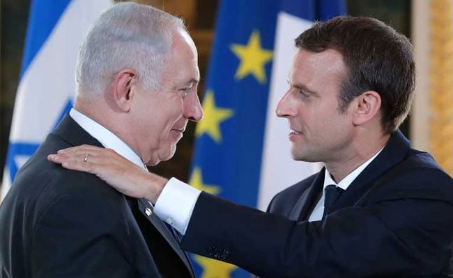 Netanyahu As Macron Criticises Israel, Calls For Halt On Arms Deliveries