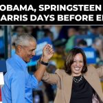 Obama and Springsteen support Harris days before election