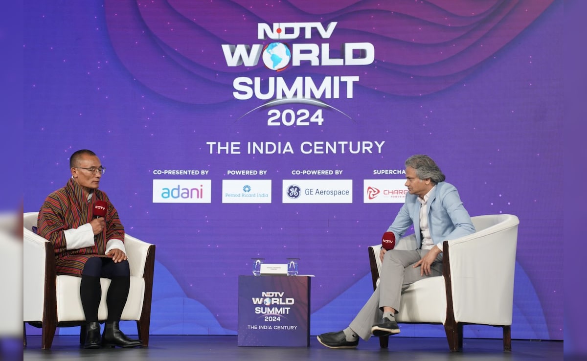 Bhutan PM At NDTV World Summit