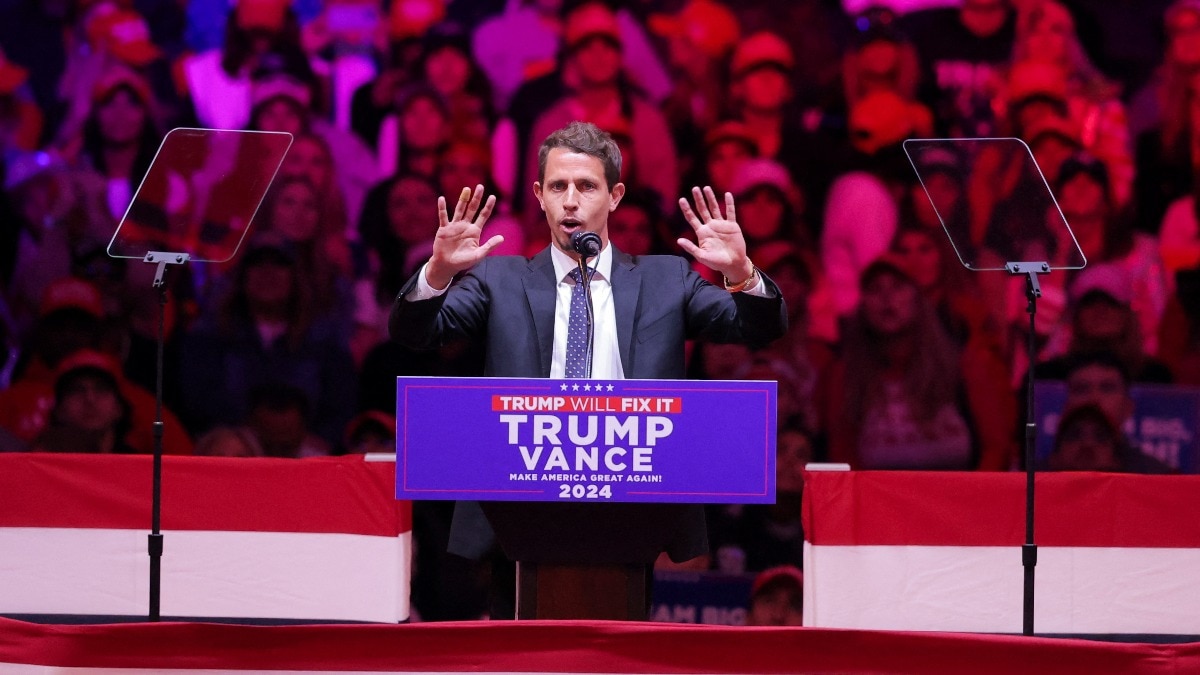 US elections: Comedian Tony Hinchcliffe Puerto Rico floating garbage jab at Donald Trump poll rally stirs row