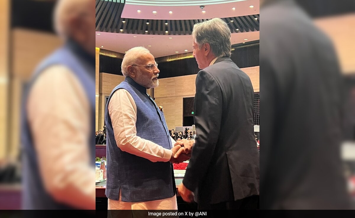 PM Modi Meets Antony Blinken On Sidelines Of ASEAN Summit