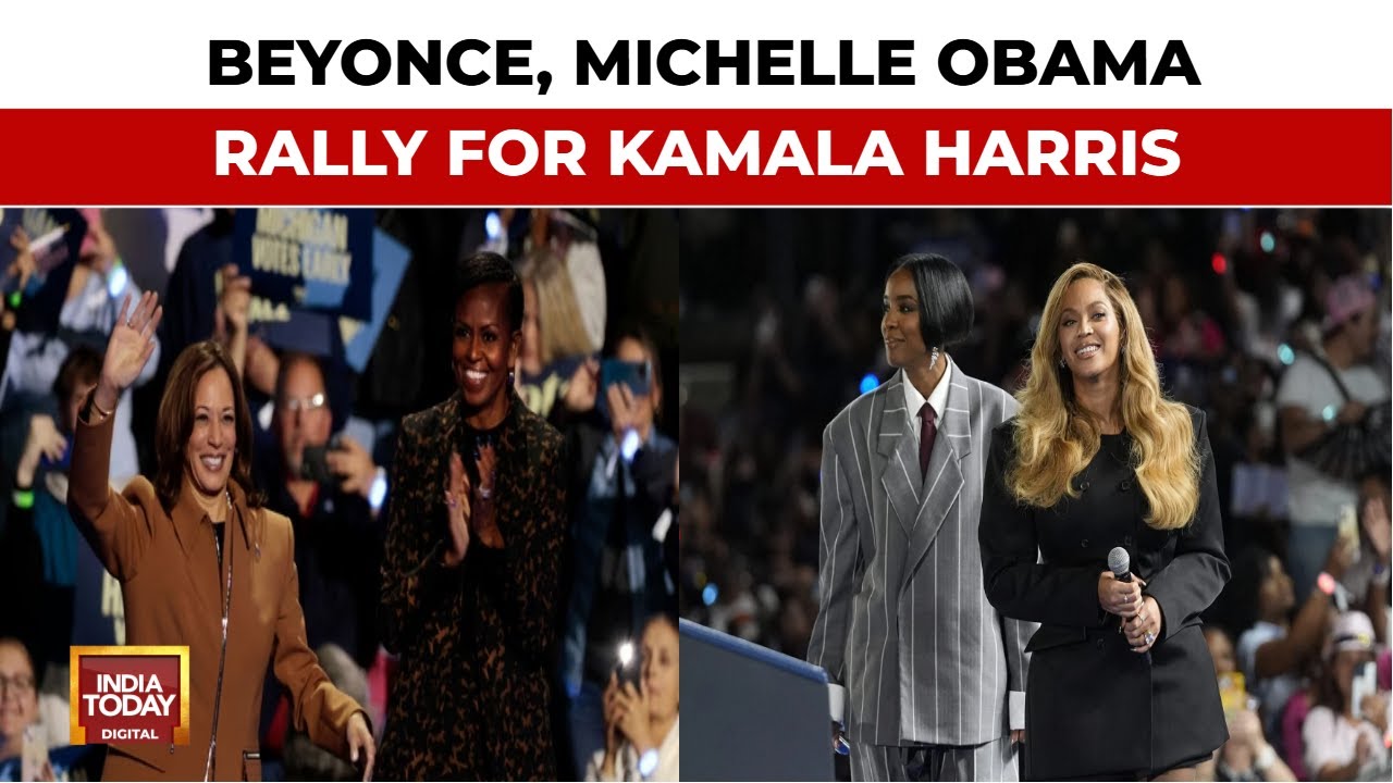 US election: Early voting surge as Beyonce, Michelle Obma back Kamala Harris