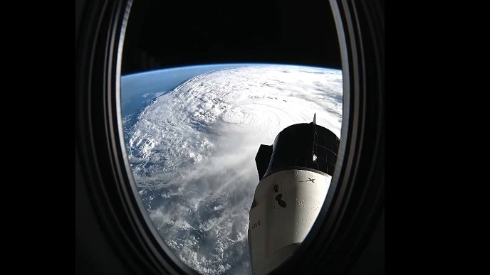 Watch: Hurricane Milton seen from space in timelapse video