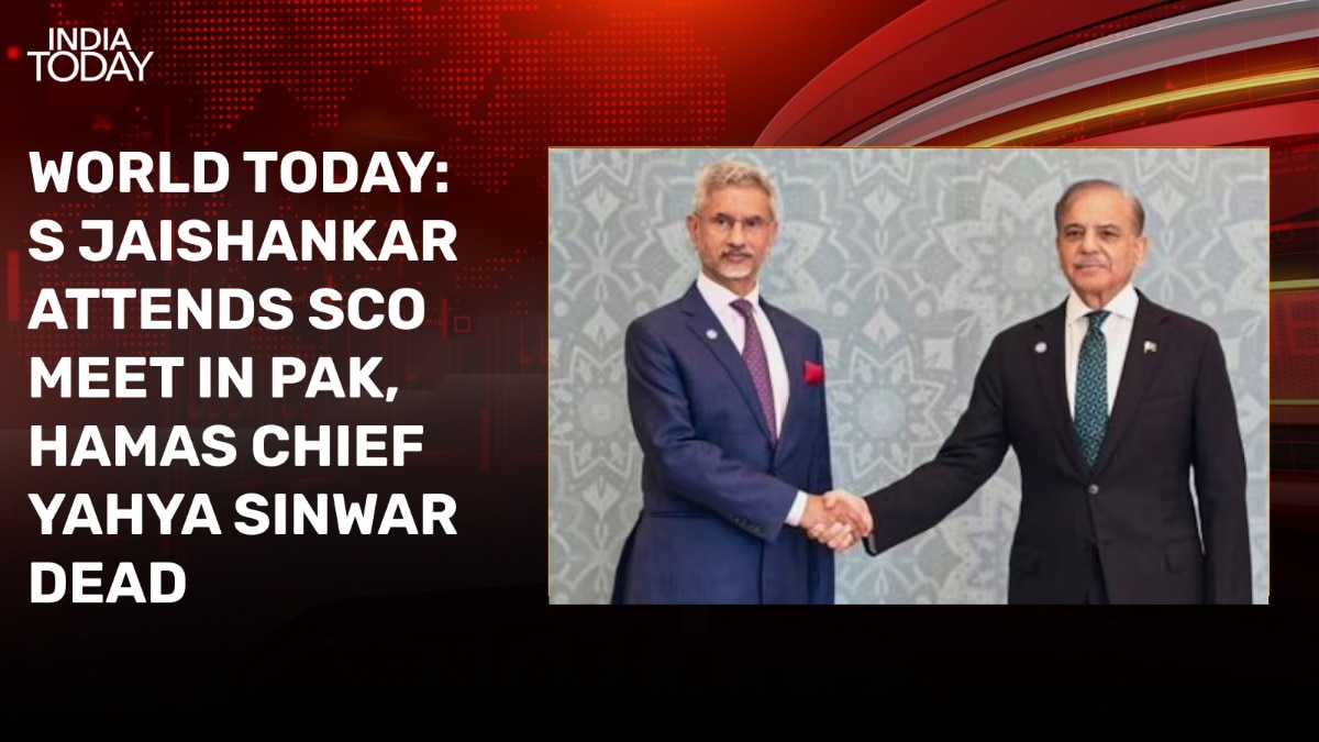 World Today: S Jaishankar attends SCO Summit in Pakistan; Donald Trump-Kamala Harris war of words