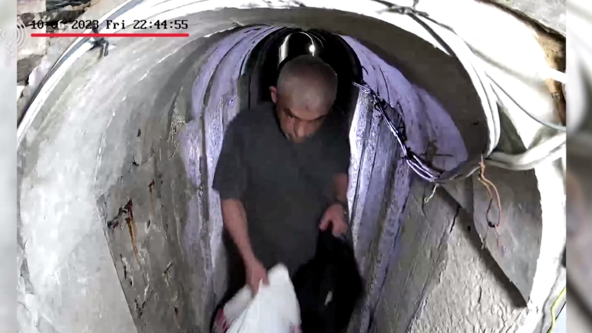 Israel releases new footage of ex-Hamas chief Yahya Sinwar before Oct 7 attack