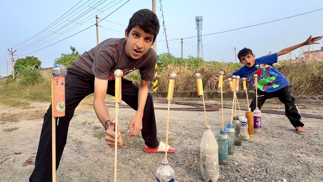 Etne Saare Rocket Jala Diye 😳 Diwali Vlog