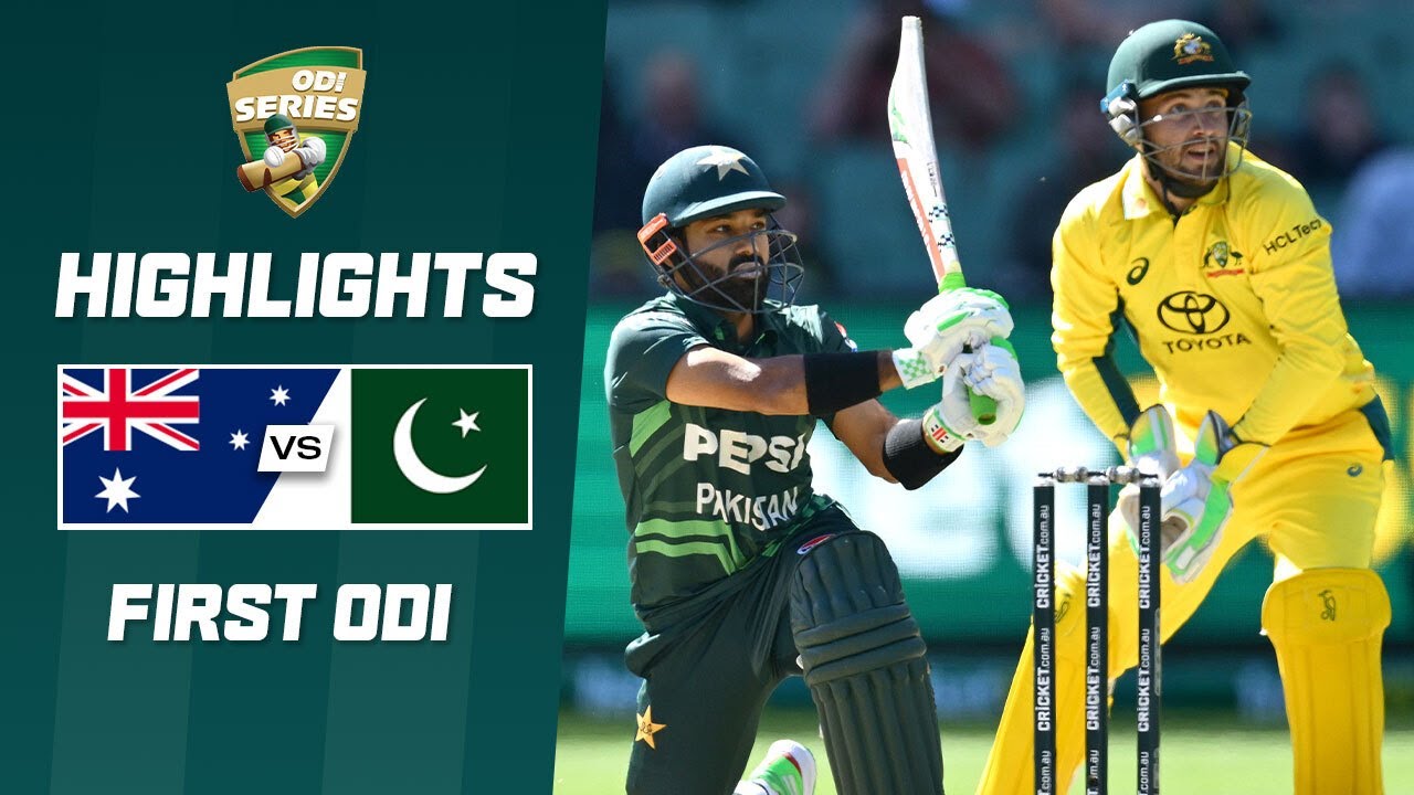 Australia v Pakistan | First ODI | ODI Series 2024-25