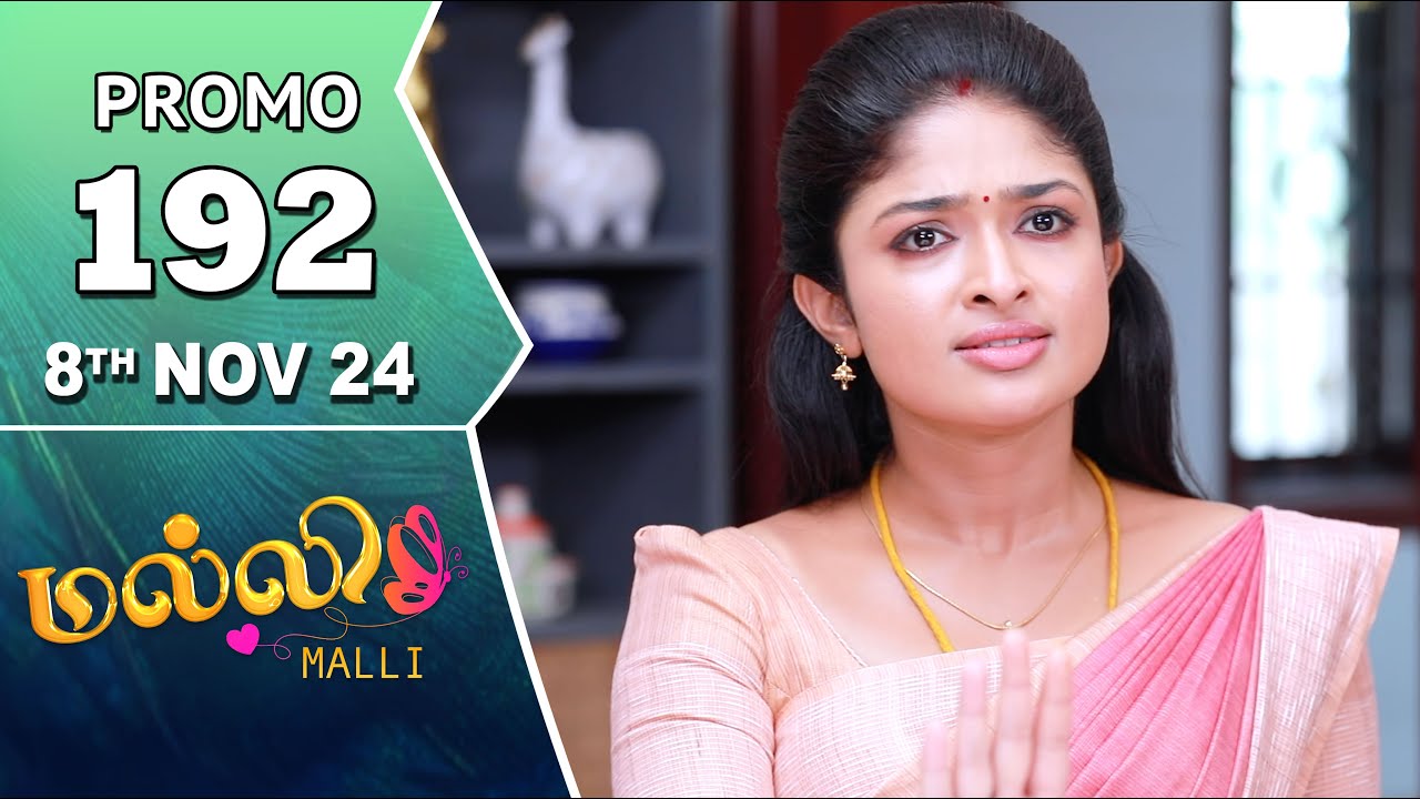 Malli Serial | Episode 192 Promo | 8th Nov 24 | Nikitha | Vijay | Saregama TV Shows Tamil