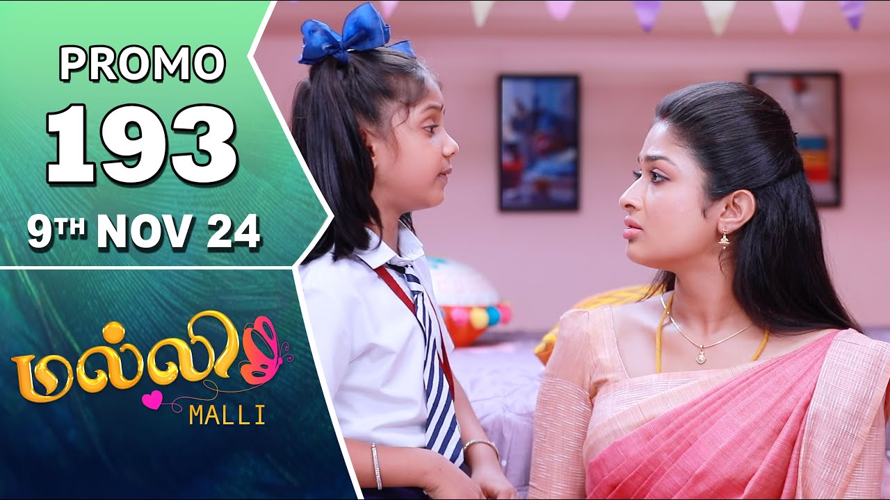 Malli Serial | Episode 193 Promo | 9th Nov 24 | Nikitha | Vijay | Saregama TV Shows Tamil