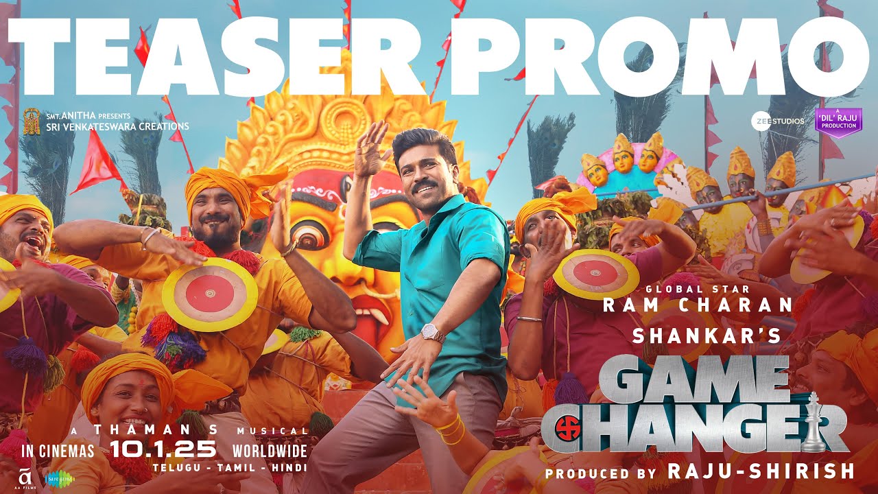 Game Changer Teaser Promo – Ram Charan | Shankar | Raju, Shirish | Kiara | Thaman S