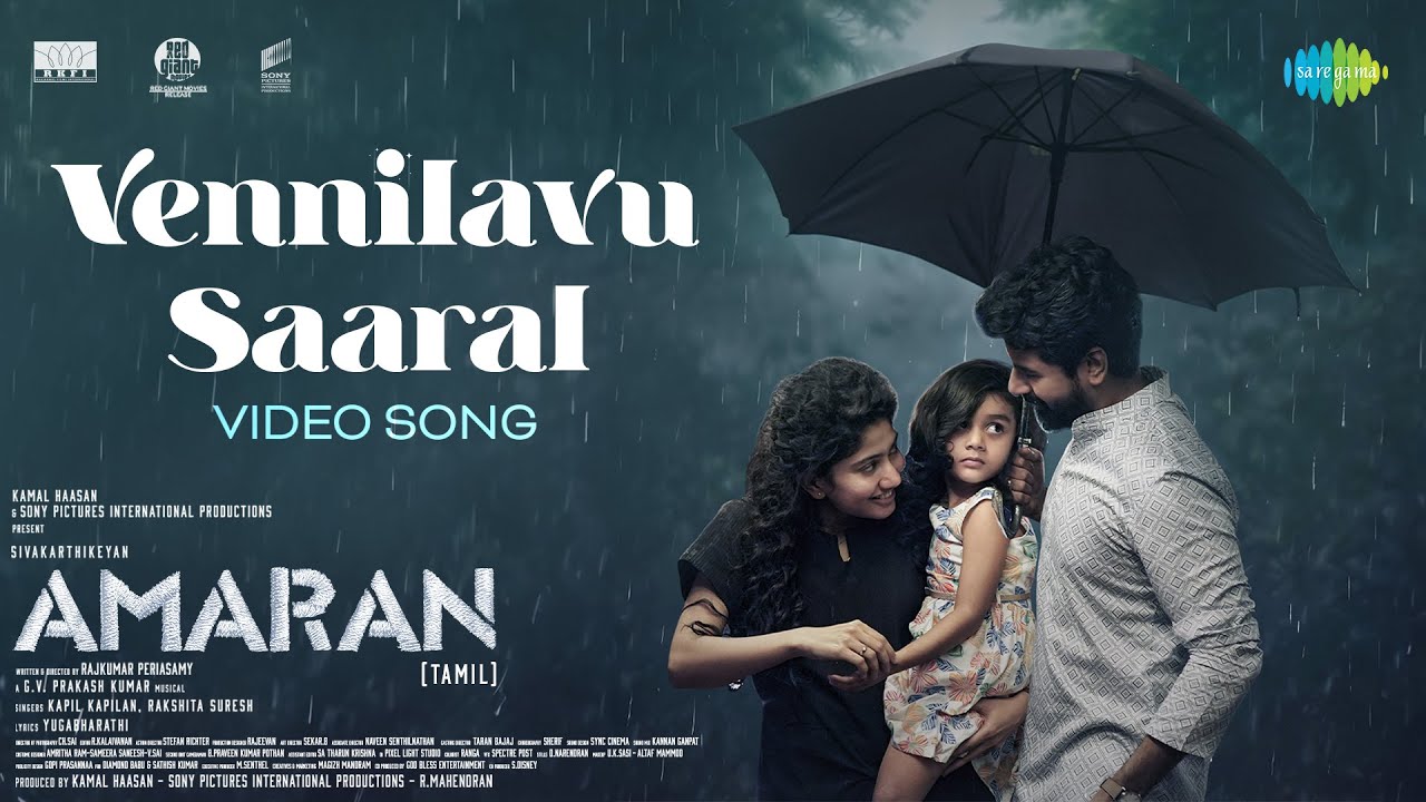 Vennilavu Saaral – Video Song | Amaran | Sivakarthikeyan, Sai Pallavi | GV Prakash | Rajkumar