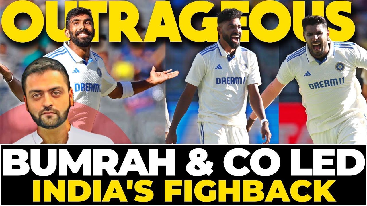 Bumrah, Siraj & Harshit stages India’s Outrageous COMEBACK | India vs Australia