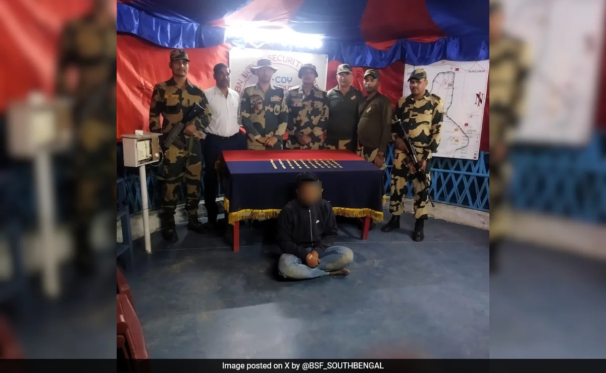 BSF Seizes Rs 4.3 Crore Worth Gold Biscuits Near Indo-Bangladesh Border