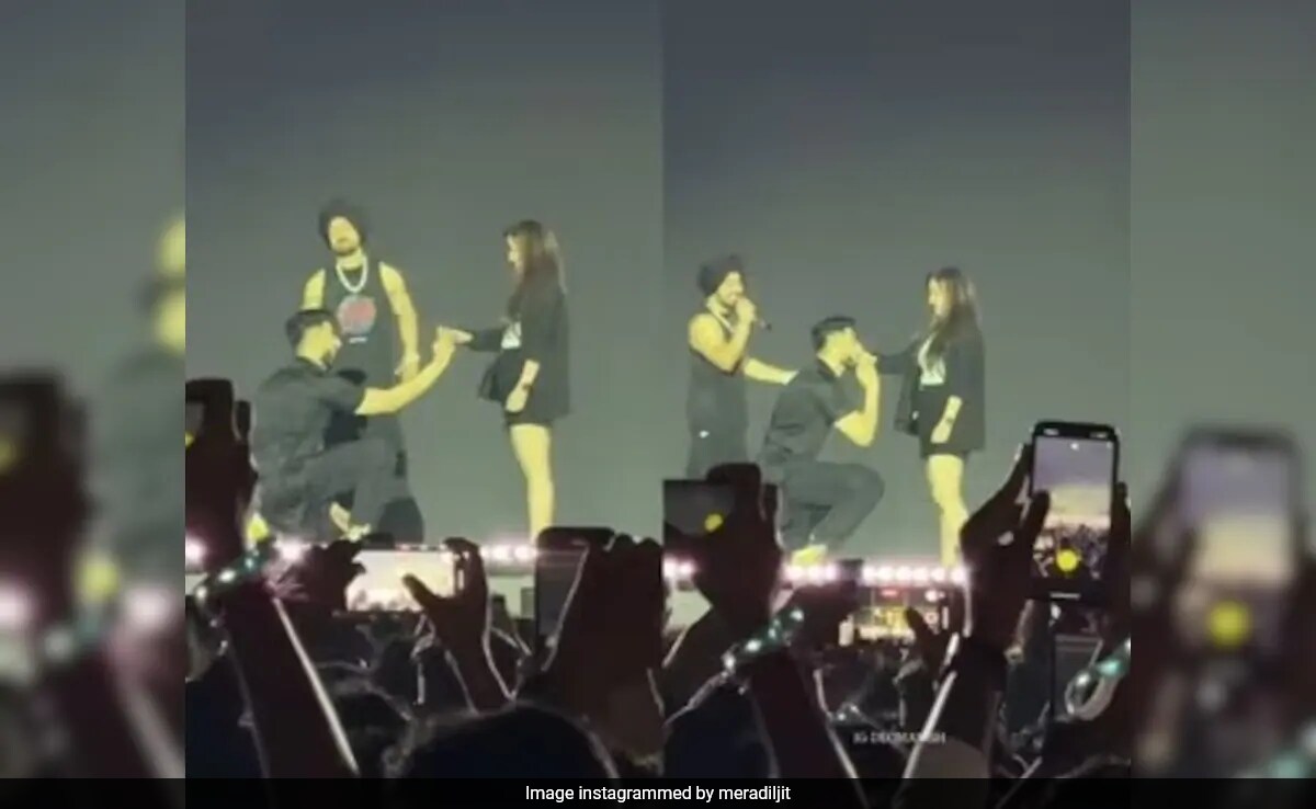 Crazy Viral: Diljit Dosanjh's Reaction As A Fan Proposes His Girlfriend During Pune Concert. Watch