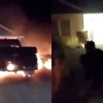 CCTV Shows Firing Outside Singer AP Dhillon's House In Canada, Cars On Fire