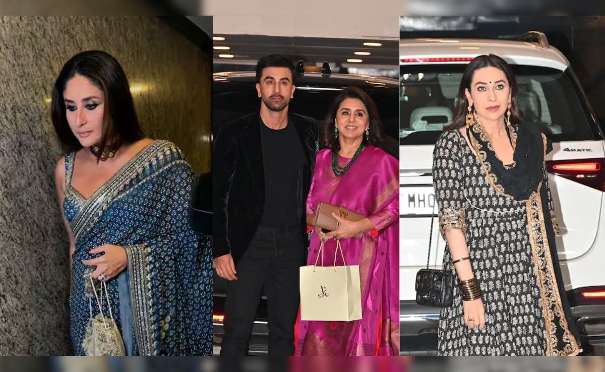 Kareena Kapoor, Ranbir And Karisma Attend Aadar Jain And Alekha Advani's Roka Ceremony